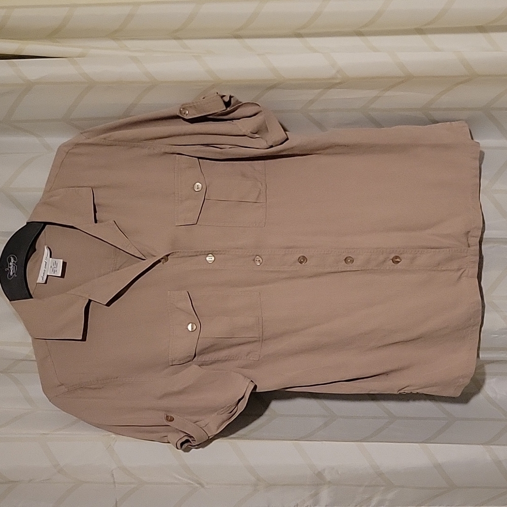 Silk Short-sleeved Blouse